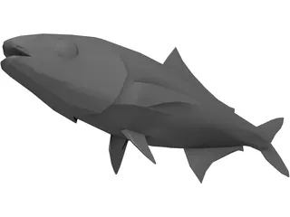 Full Fish 3D Model preview