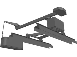 Window Crane (Small) 3D Model preview