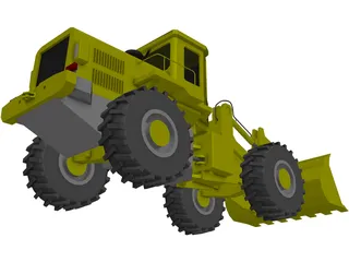 Front End Loader 3D Model preview