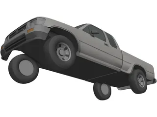 Toyota HiLux UTE 3D Model preview