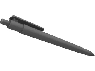 Ball Point Pen 3D Model preview