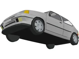 Renault Clio 3D Model preview