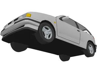 Seat Ibiza 3D Model preview