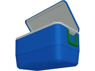 Chest Cooler 3D Model preview