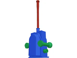 Hand Pump 3D Model preview