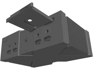 XBox Console 3D Model preview