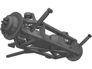 Rear Suspension 3D Model preview