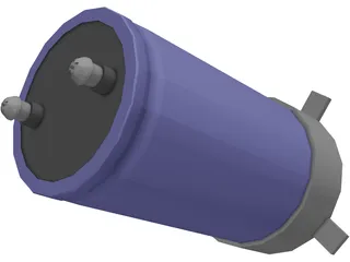 High Voltage Capacitor 3D Model preview