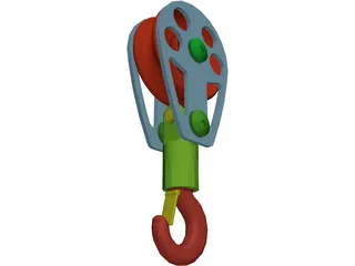 Crane Hook Medium 3D Model preview