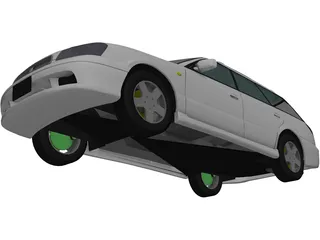 Subaru Legacy (1998) 3D Model preview