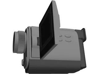 Hurst Video Camera 3D Model preview