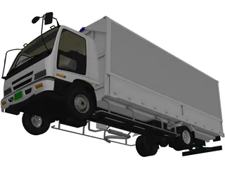 Isuzu Forward V 3D Model preview