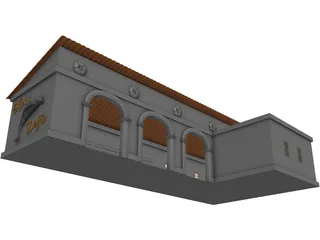 Bar Small 3D Model preview