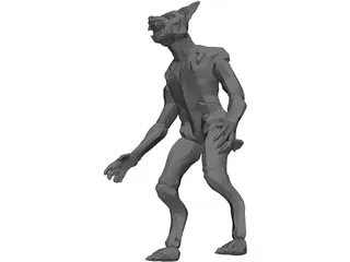 Warewolf 3D Model preview