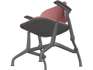 Steelcase Cachet Chair 3D Model preview