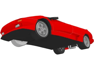 Lamborghini Diablo 3D Model preview