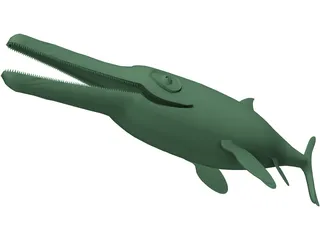 Ictiosaurus 3D Model preview