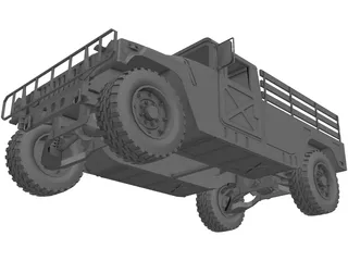 HUMVEE 2-door 3D Model preview