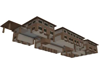 Multi Purpose Building 3D Model preview