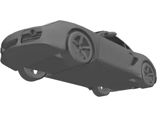 Porsche Cayman S 3D Model preview