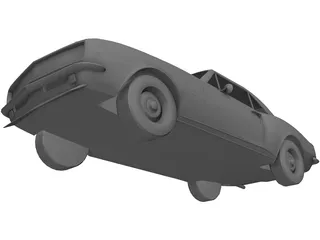 Chevrolet Camaro SS (1969) 3D Model preview
