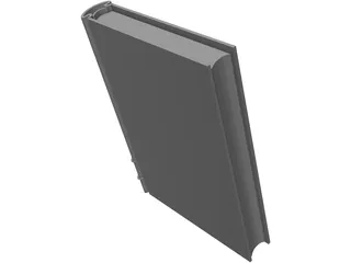 Book Hardcover Closed 3D Model preview