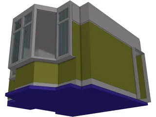 Lounge Room 3D Model preview