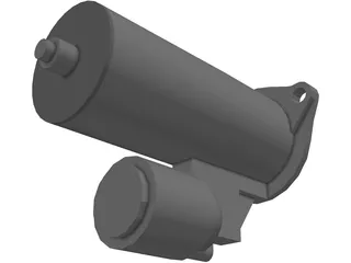 Starter Motor 3D Model preview