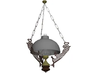 Suspension Light 3D Model preview