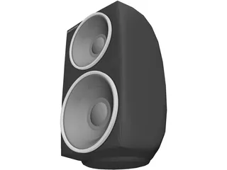 Speaker 2 Woofer 3D Model preview