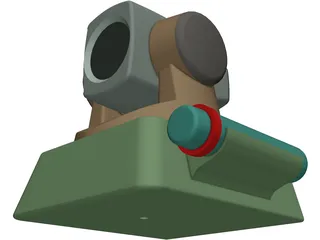 PC WebCam 3D Model preview