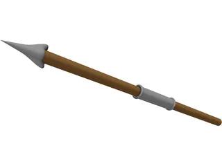 Short Roman Spear 3D Model preview