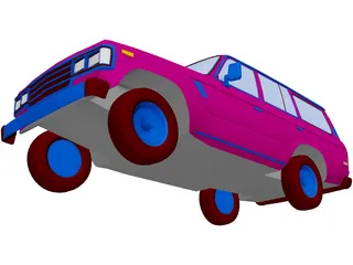 Toyota Land Cruiser 3D Model preview