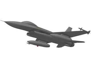 F-16 3D Model preview