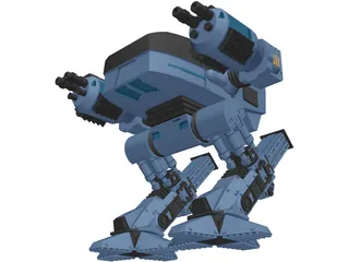 ED-209 Robot [Robocop] 3D Model preview