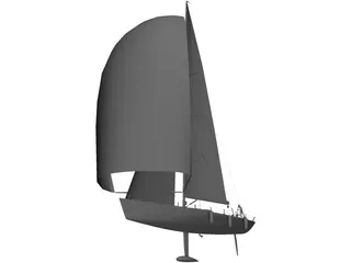 Volvo 60 3D Model preview