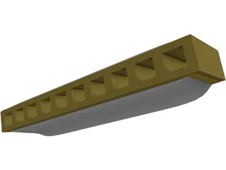 Mouth Organ 3D Model preview