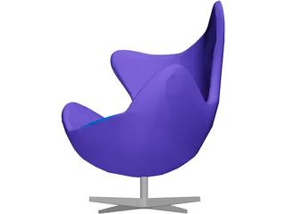 Egg Chair 3316 [Arne Jacobsen Classic] 3D Model preview