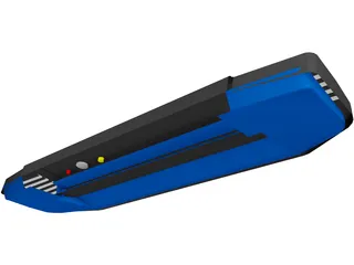 Electronic Keyboard 3D Model preview
