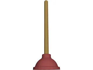 Plunger 3D Model preview