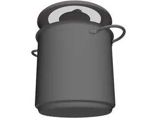 Pot 3D Model preview