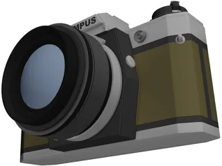Olympus OM10 Photo Camera (35 mm) 3D Model preview