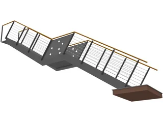 Stairs 3D Model preview