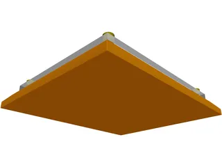 ADA Sign - Woodand Glass 3D Model preview