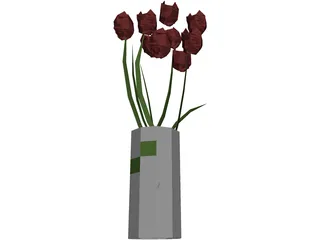 Flowers 3D Model preview