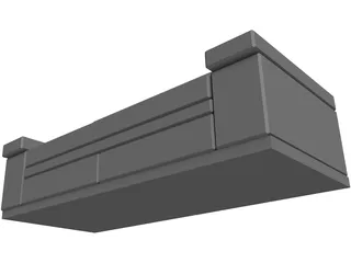 Flop Sofa 3D Model preview