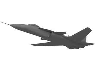 Sukhoi Su-47 Berkut 3D Model preview