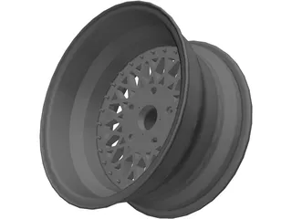Porsche BBS RM Rim 3D Model preview