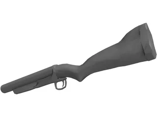 M79 Grenade Launcher 3D Model preview