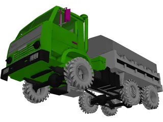 Kamaz 5350 3D Model preview